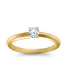 Original Empire Pierścionek z diamentem 0,20ct z żółtego złota