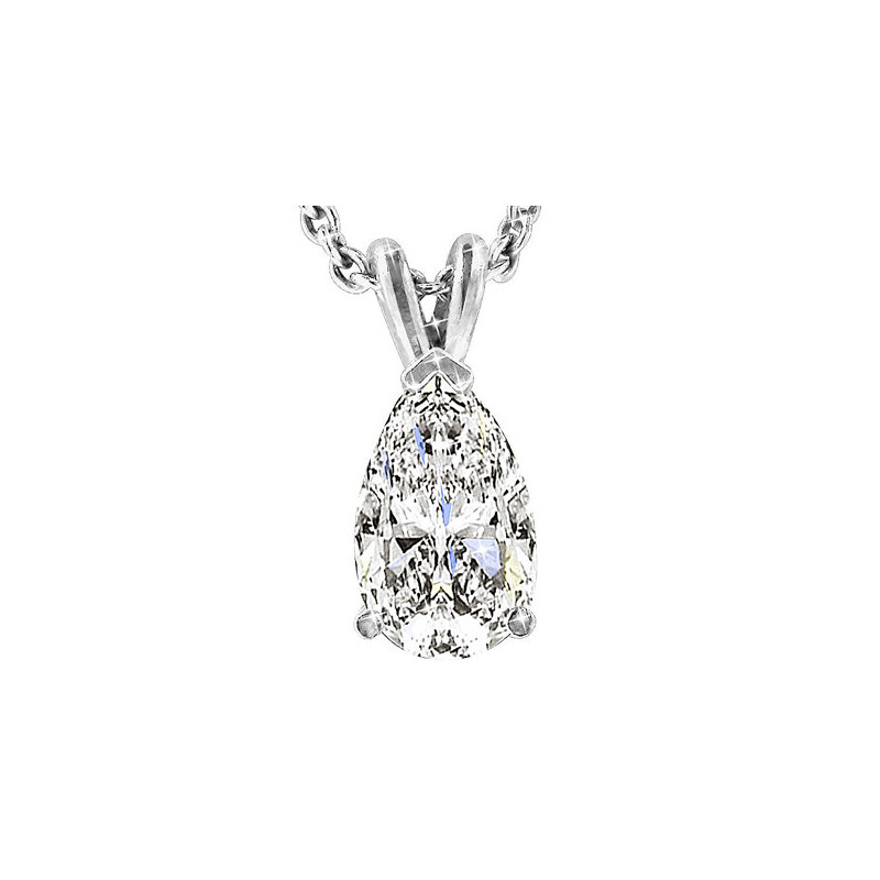 The Great 1884 0,70 ct zawieszka z diamentem z białego złota