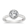 The Queen Diamond 1,00 ct diament centralny + 0,17 ct PIERŚCIONEK HALO Z BIAŁEGO ZŁOTA