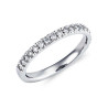 Original Empire 0,33 ct Obrączka z diamentami z białego złotaI