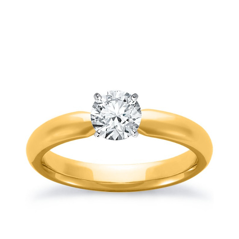 The Great 1884 - Pierścionek z diamentem 0,70ct z żółtego złota