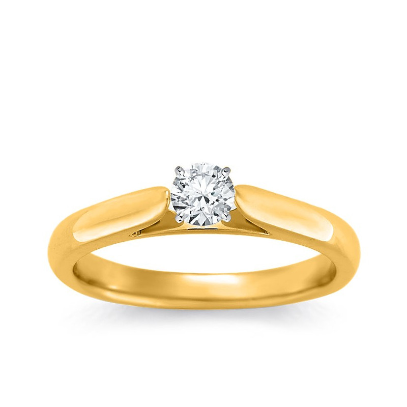 The Great 1884 - Pierścionek z diamentem 0,30ct z żółtego złota