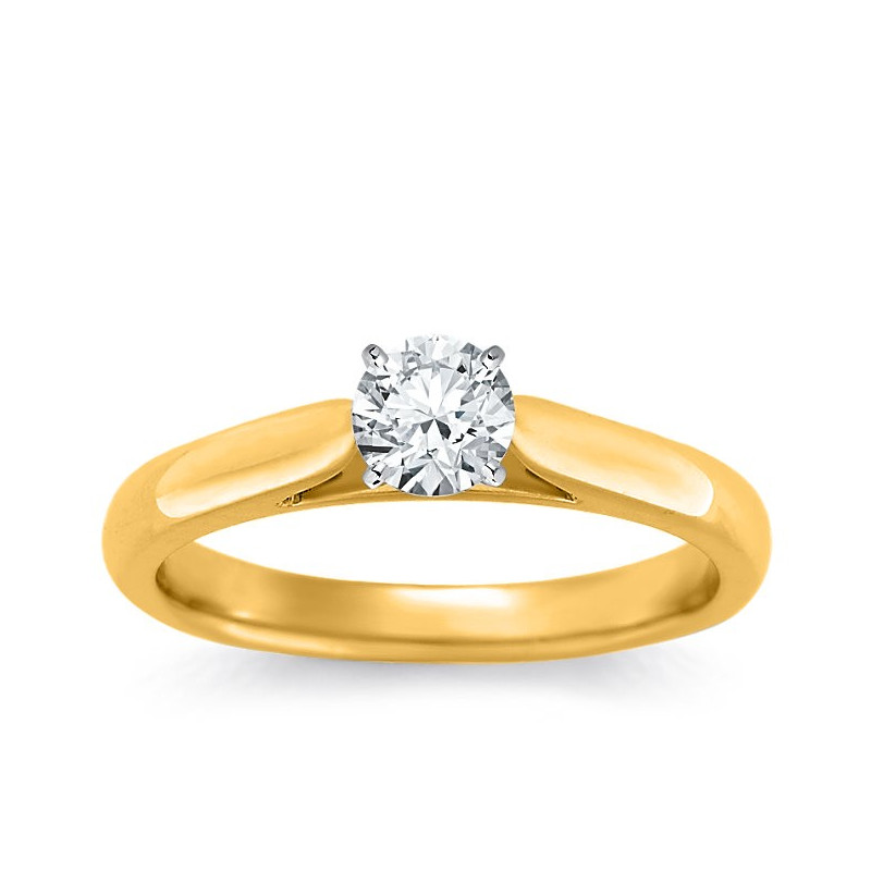 The Great 1884 - Pierścionek z diamentem 0,70ct z żółtego złota