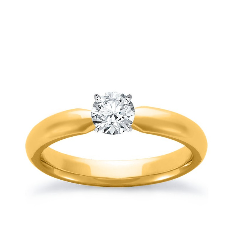 The Great 1884 - Pierścionek z diamentem 0,50ct z żółtego złota