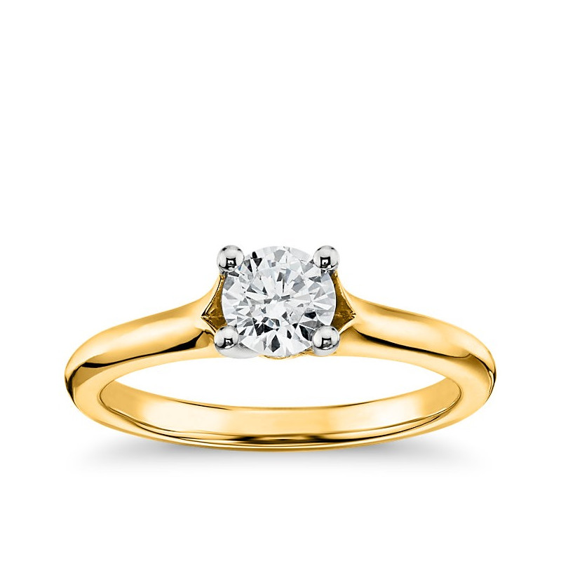 The Great 1884 - Pierścionek z diamentem 0,30ct z żółtego złota