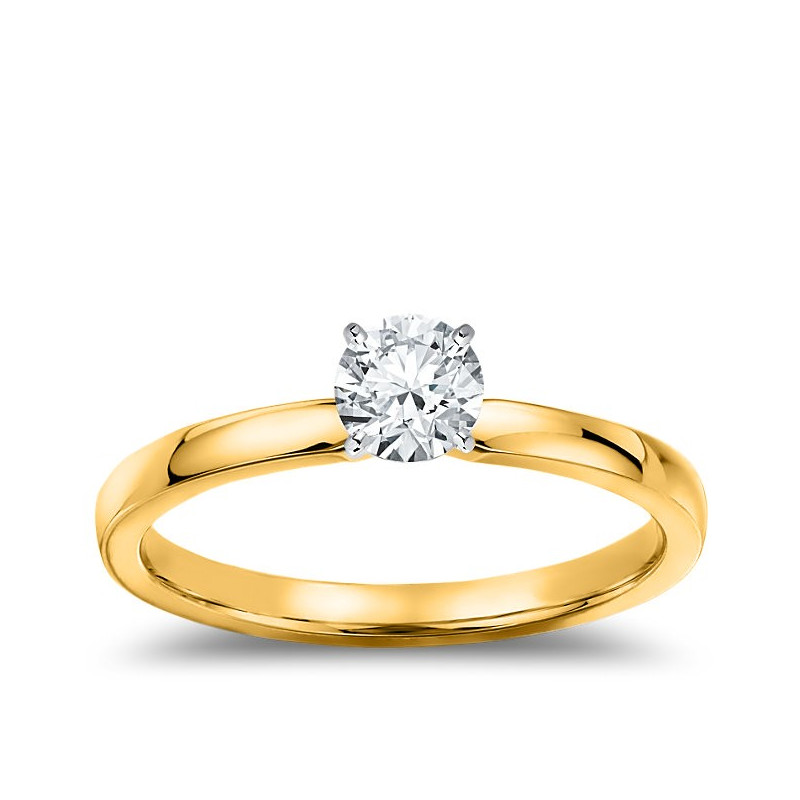 The Great 1884 - Pierścionek z diamentem 0,50ct z żółtego złota