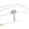 The Queen Diamond - 2,00 ct diament centralny + 0,60 ct kamienie boczne Pierścionek z diamentem z białego złota