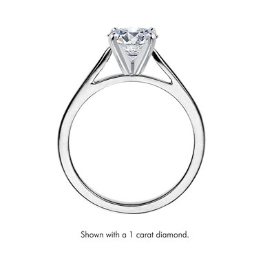 The Great 1884 - Pierścionek z diamentem z białego złota