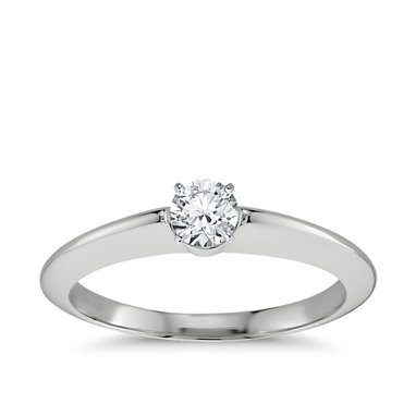 The Great 1884 - Pierścionek z diamentem z białego złota