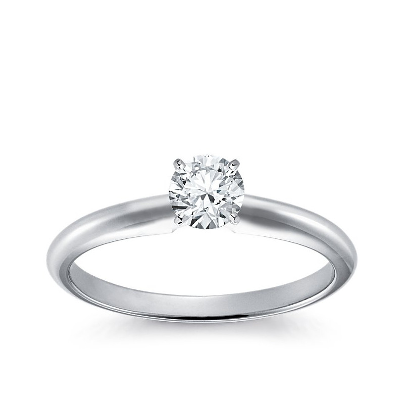 Original Empire Pierścionek z diamentem 0,50ct z białego złota