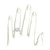 The Queen Diamond - 5,00 ct diament centralny + 0,36 ct kamienie boczne Pierścionek z diamentem z białego złota