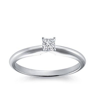 Original Empire Pierścionek z diamentem 0,20ct z białego złota