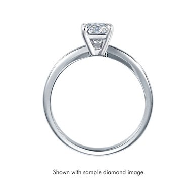 Original Empire Pierścionek z diamentem 0,20ct z białego złota