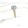 The Queen Diamond - 2,50 ct  diament centralny + 0,48 ct kamienie boczne Pierścionek z diamentem z żółtego złota