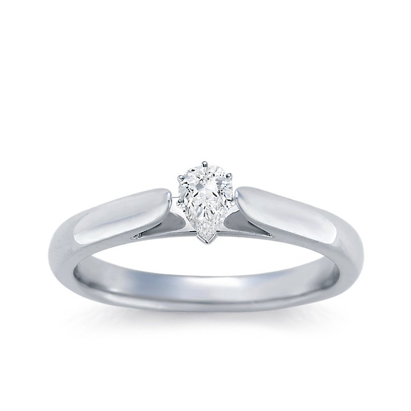 The Great 1884 - Pierścionek z diamentem 0,20ct z białego złota