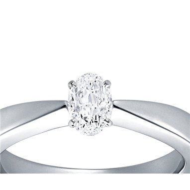 The Great 1884 - 0,20 ct Pierścionek z diamentem owalnym