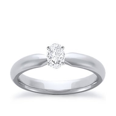 The Great 1884 - 0,20 ct Pierścionek z diamentem owalnym