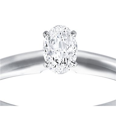 Original Empire 0,20 ct Pierścionek z diamentem owalnym