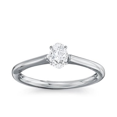 The Great 1884 - 0,20 ct Pierścionek z diamentem owalnym