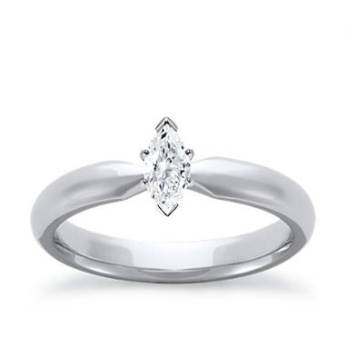 The Great 1884 - Pierścionek z diamentem 0,20ct z białego złota