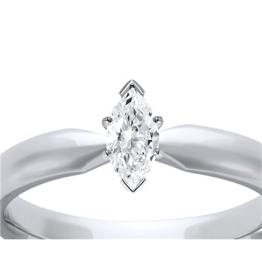 The Great 1884 - Pierścionek z diamentem 0,20ct z białego złota