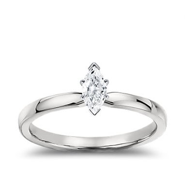 The Great 1884 - Pierścionek z diamentem 0,20ct z białego złota