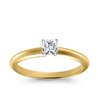 Original Empire Pierścionek z diamentem 0,20ct z żółtego złota