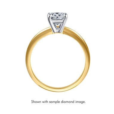 Original Empire Pierścionek z diamentem 0,20ct z żółtego złota