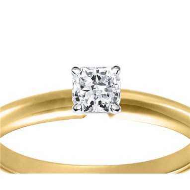 Original Empire Pierścionek z diamentem 0,20ct z żółtego złota