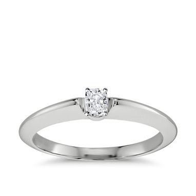 The Great 1884 - Pierścionek z diamentem 0,20ct z białego złota