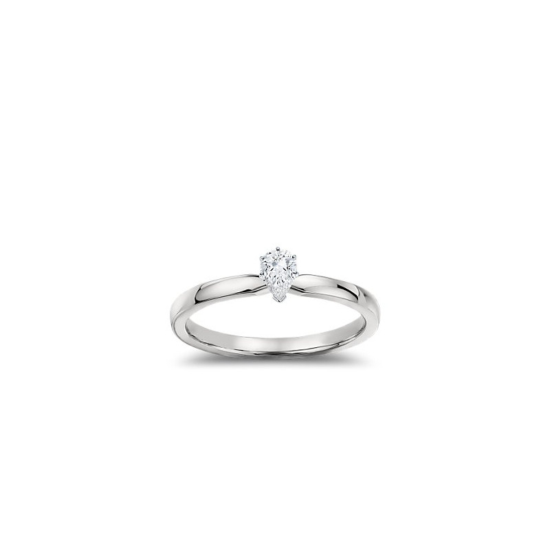 The Great 1884 - Pierścionek z diamentem 0,30ct z białego złota