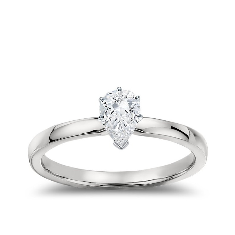 The Great 1884 - Pierścionek z diamentem 0,40ct z białego złota