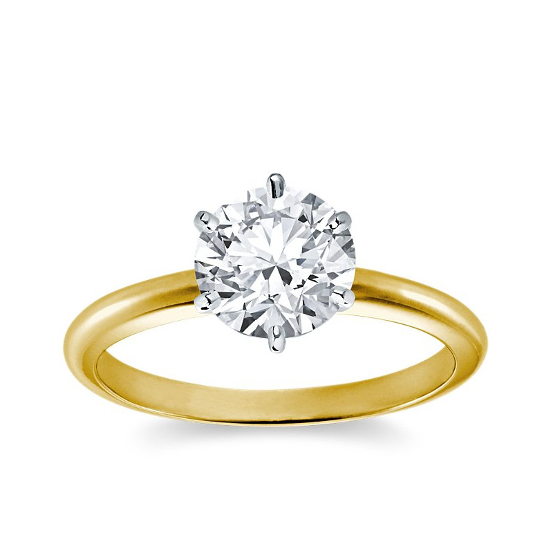 Original Empire Pierścionek z diamentem 2,00ct z żółtego złota