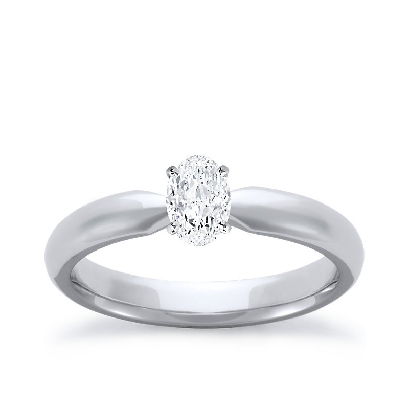 The Great 1884 - 0,70 ct Pierścionek z diamentem owalnym