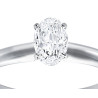 Original Empire 1,00 ct Pierścionek z diamentem owalnym