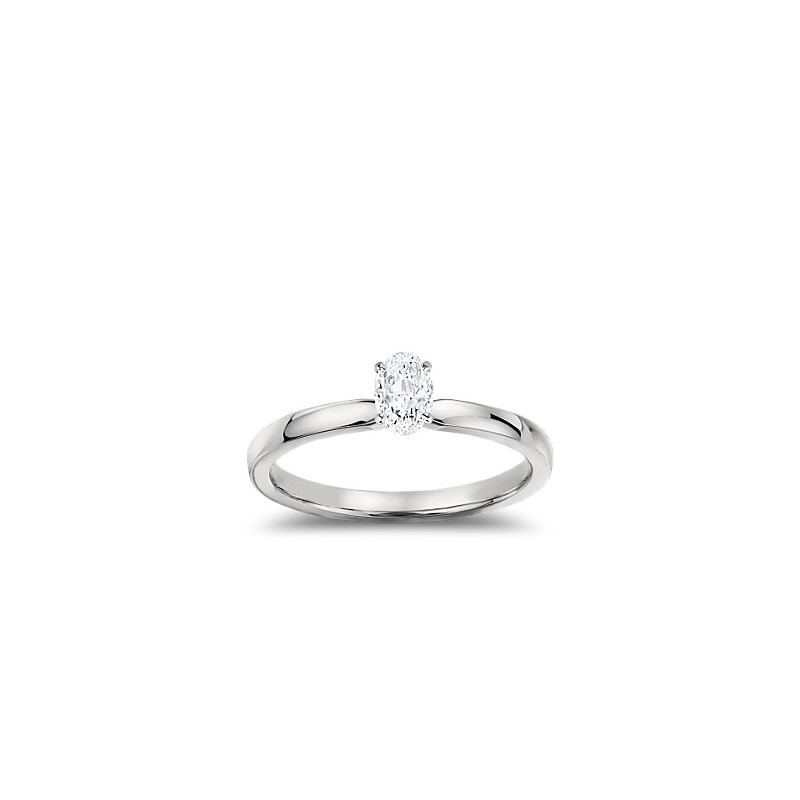 The Great 1884 - 0,20 ct Pierścionek z diamentem owalnym