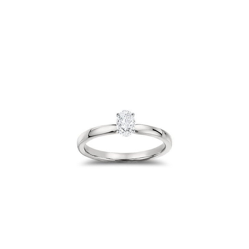 The Great 1884 - 0,40 ct Pierścionek z diamentem owalnym