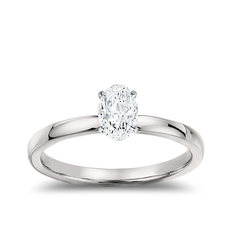 The Great 1884 - 1,00 ct Pierścionek z diamentem owalnym