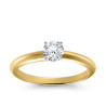 Original Empire Pierścionek z diamentem 0,40ct z żółtego złota