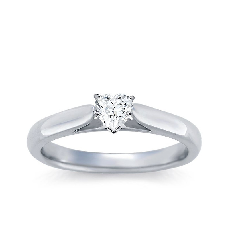 The Great 1884 - 0,30 ct Pierścionek z diamentem w kształcie serca