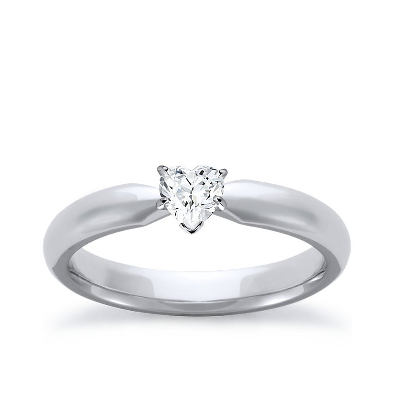 The Great 1884 - 0,30 ct Pierścionek z diamentem w kształcie serca