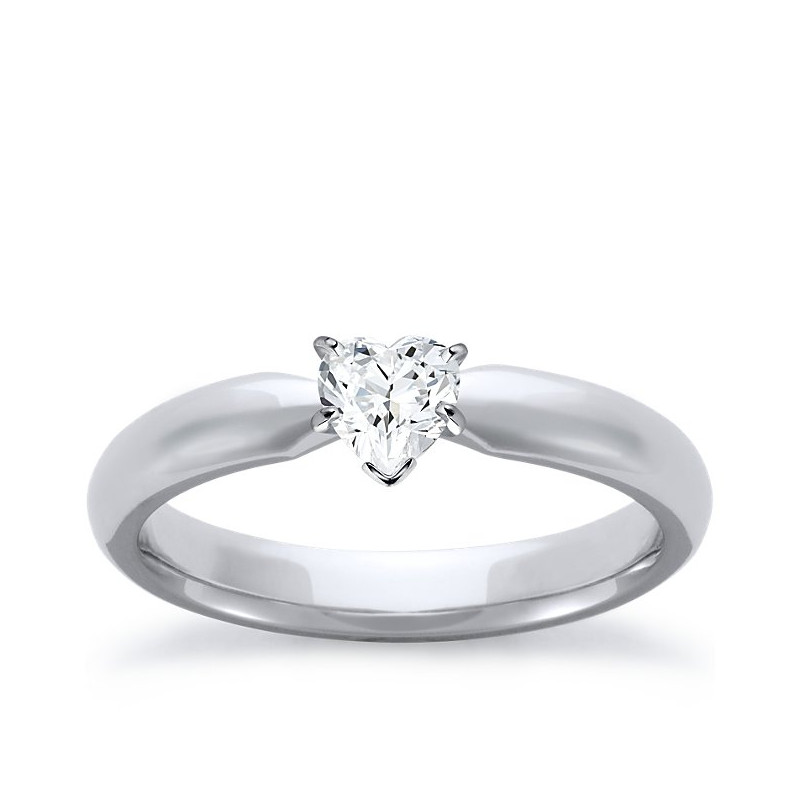 The Great 1884 - 0,40 ct Pierścionek z diamentem w kształcie serca