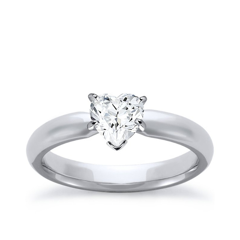 The Great 1884 - 1,00 ct Pierścionek z diamentem w kształcie serca