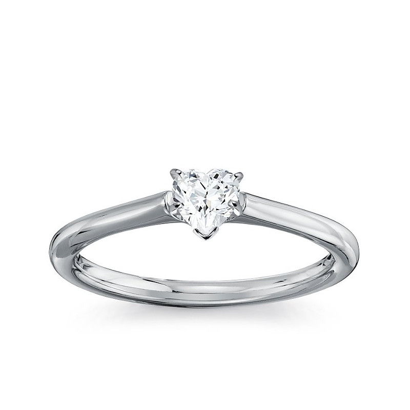 The Great 1884 - 0,30 ct Pierścionek z diamentem w kształcie serca