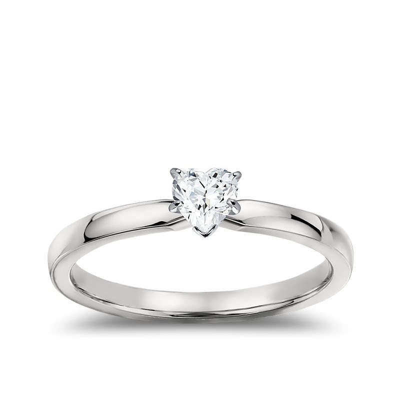 The Great 1884 - 0,30 ct Pierścionek z diamentem w kształcie serca