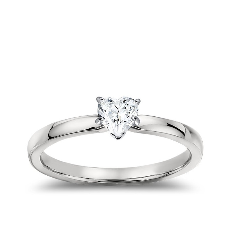 The Great 1884 - 0,50 ct Pierścionek z diamentem w kształcie serca