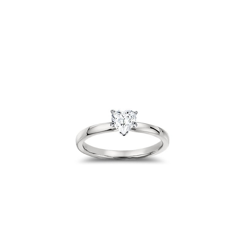 The Great 1884 - 0,70 ct Pierścionek z diamentem w kształcie serca