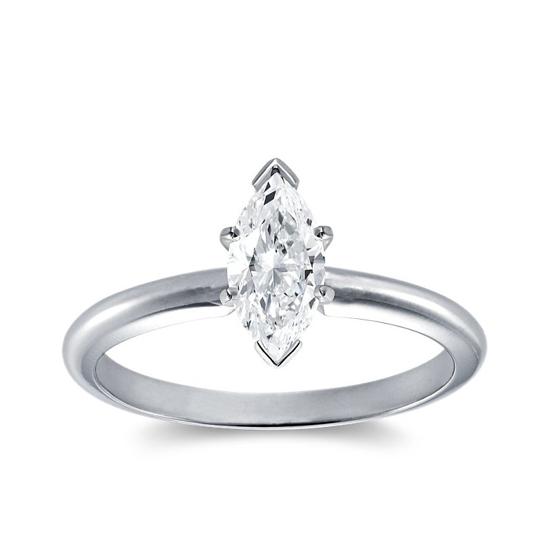 Original Empire Pierścionek z diamentem 1,00ct z białego złota