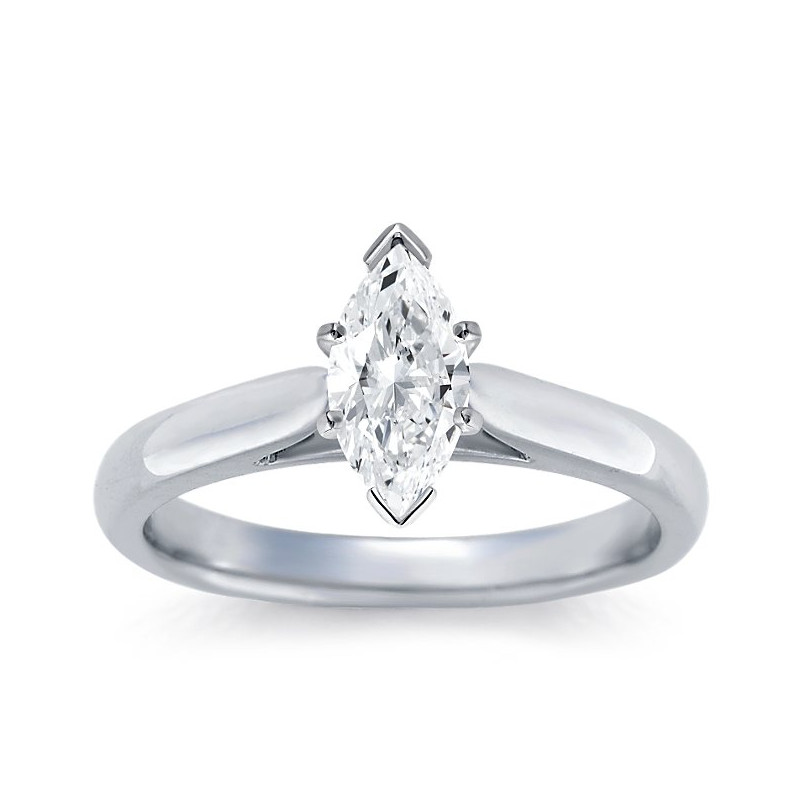 The Great 1884 - Pierścionek z diamentem 1,00ct z białego złota