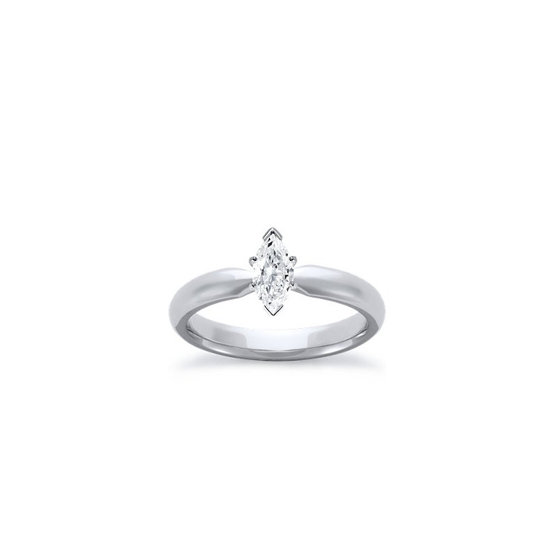 The Great 1884 - Pierścionek z diamentem 0,40ct z białego złota